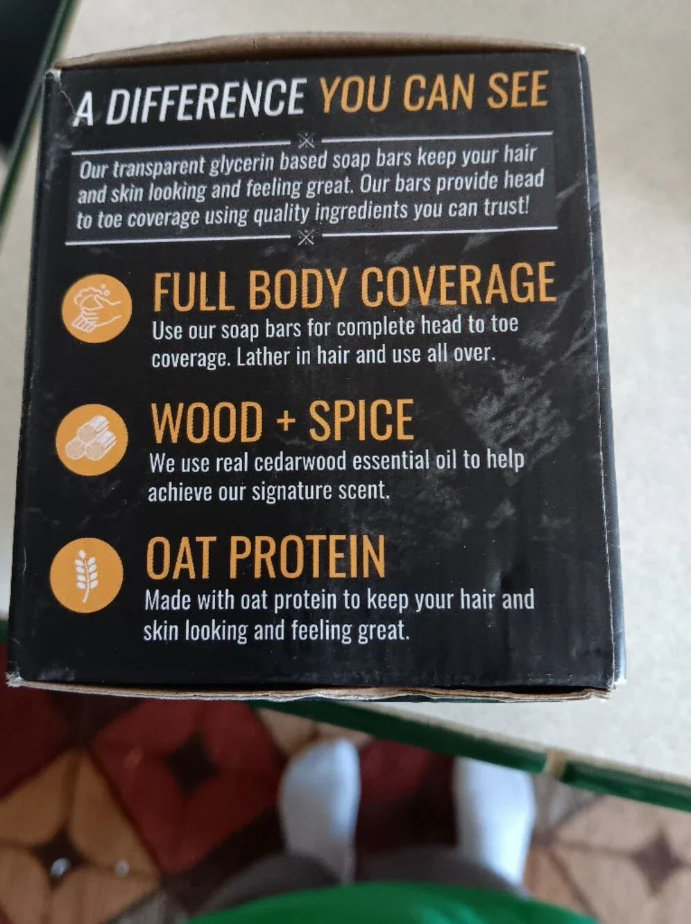 Mountain Barber Company Spiced Sawdust Boulder Bar Soap Bars 2bars.